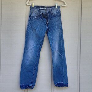 Old Navy Premium Denim Youth Jeans Size 14 W28 L30 Low Rise Straight